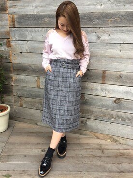 INGNI（イング）さん（レディース・150cm）の冬コーディネート