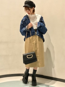 INGNI（イング）さん（レディース・151cm）の冬コーディネート