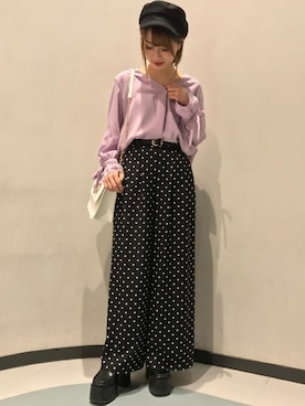 INGNI（イング）さん（レディース・151cm）の冬コーディネート