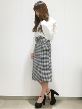 「INGIN」｜INGNI（イング）さん（レディース・160cm）の冬コーディネート
