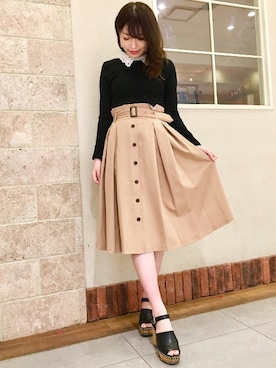 INGNI（イング）さん（レディース・170cm）の冬コーディネート