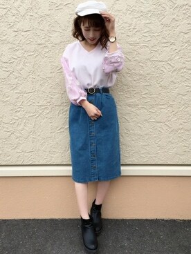 「IGNIO」｜INGNI（イング）さん（レディース・156cm）の春コーディネート