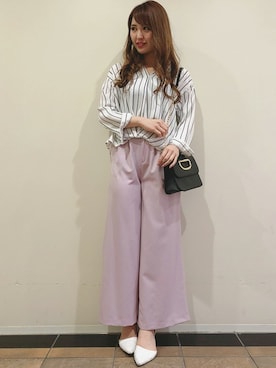 「INGIN」｜INGNI（イング）さん（レディース・163cm）の春コーディネート