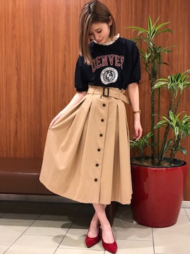 INGNI（イング）さん（レディース・157cm）の春コーディネート