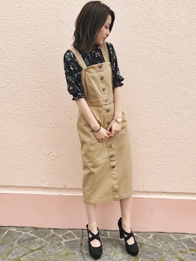「INGIN」｜INGNI（イング）さん（レディース・155cm）の春コーディネート