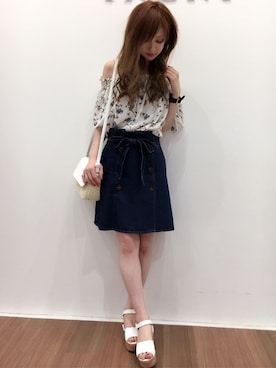 「INGIN」｜INGNI（イング）さん（レディース・158cm）の春コーディネート