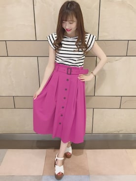 INGNI（イング）さん（レディース・154cm）の夏コーディネート