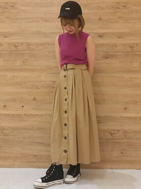 INGNI（イング）さん（レディース・151cm）の夏コーディネート