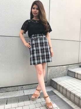 INGNI（イング）さん（レディース・165cm）の夏コーディネート
