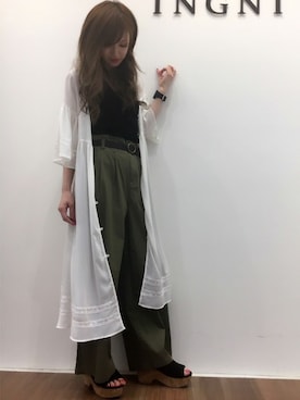 INGNI（イング）さん（レディース・158cm）の夏コーディネート