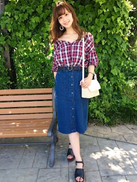 INGNI（イング）さん（レディース・161cm）の夏コーディネート