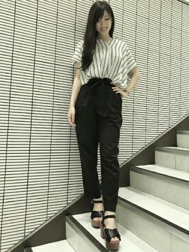 INGNI（イング）さん（レディース・159cm）の夏コーディネート