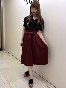 INGNI（イング）さん（レディース・161cm）の夏コーディネート