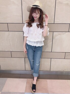 INGNI（イング）さん（レディース・154cm）の夏コーディネート