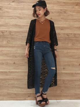 INGNI（イング）さん（レディース・157cm）の夏コーディネート