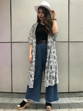 INGNI（イング）さん（レディース・165cm）の夏コーディネート