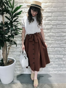 INGNI（イング）さん（レディース・157cm）の夏コーディネート