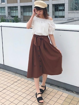 INGNI（イング）さん（レディース・164cm）の夏コーディネート