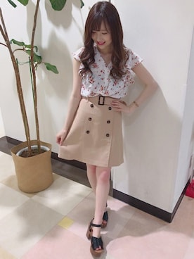 「INGNI（イング）のアイテム」を使った、INGNI（イング）さん（レディース・154cm）の夏コーディネート