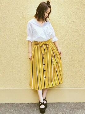 INGNI（イング）さん（レディース・155cm）の夏コーディネート