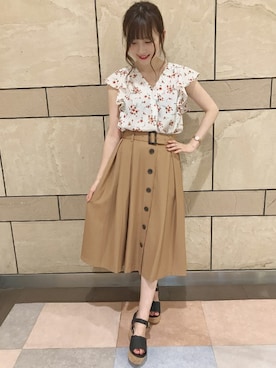 INGNI（イング）さん（レディース・154cm）の夏コーディネート