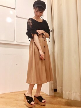 INGNI（イング）さん（レディース・151cm）の夏コーディネート