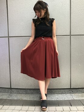 INGNI（イング）さん（レディース・160cm）の夏コーディネート