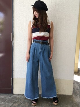 INGNI（イング）さん（レディース・160cm）の夏コーディネート