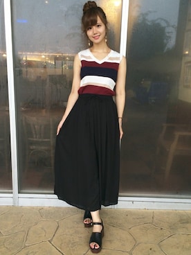 INGNI（イング）さん（レディース・161cm）の夏コーディネート