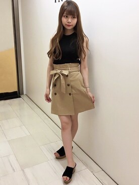 INGNI（イング）さん（レディース・161cm）の夏コーディネート