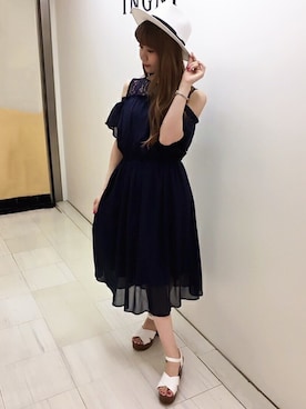INGNI（イング）さん（レディース・161cm）の夏コーディネート