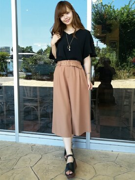 INGNI（イング）さん（レディース・161cm）の夏コーディネート