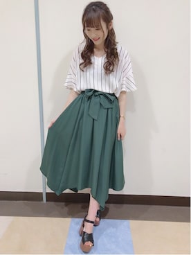 INGNI（イング）さん（レディース・154cm）の夏コーディネート