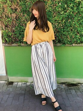 INGNI（イング）さん（レディース・164cm）の夏コーディネート