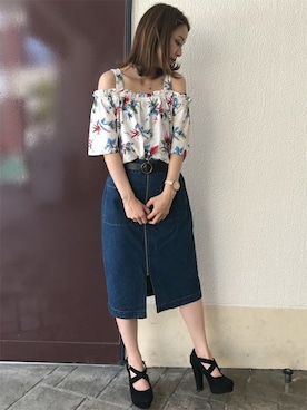 INGNI（イング）さん（レディース・155cm）の夏コーディネート