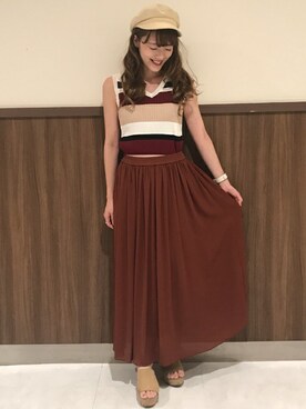 INGNI（イング）さん（レディース・157cm）の夏コーディネート