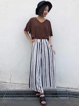 INGNI（イング）さん（レディース・164cm）の夏コーディネート