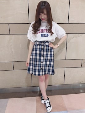 INGNI（イング）さん（レディース・154cm）の夏コーディネート