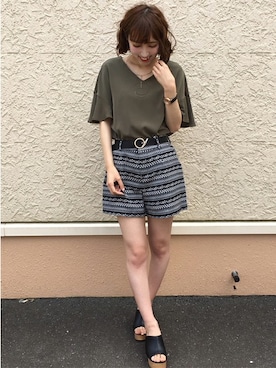 INGNI（イング）さん（レディース・156cm）の夏コーディネート