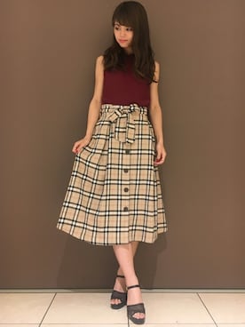 INGNI（イング）さん（レディース・158cm）の夏コーディネート