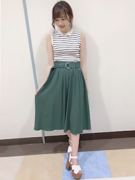INGNI（イング）さん（レディース・154cm）の夏コーディネート