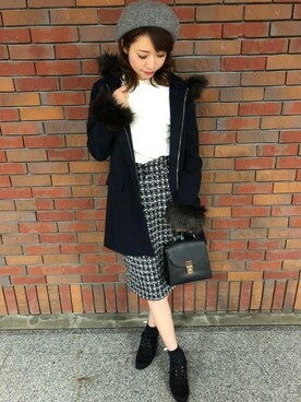 「INGNI（イング）のアイテム（その他アウター）」を使った、INGNI（イング）さん（レディース・164cm）の秋コーディネート