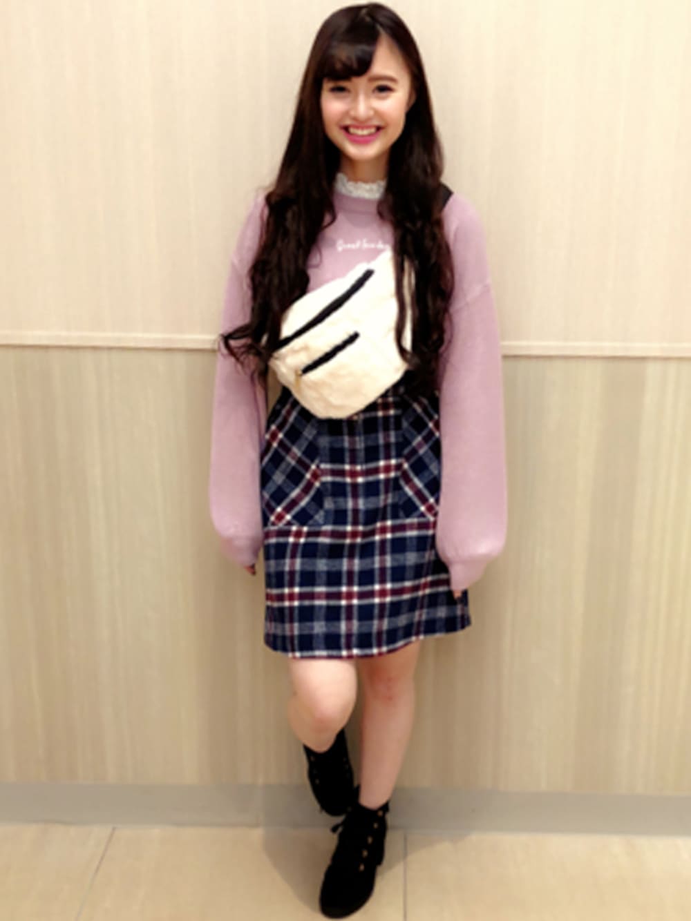 INGNIのボディバッグ/ウエストポーチ（ホワイト系）を使った人気