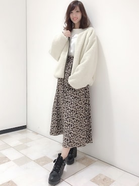 INGNI（イング）さん（レディース・159cm）の冬コーディネート