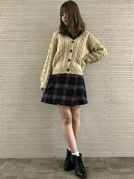 INGNI（イング）さん（レディース・161cm）の冬コーディネート