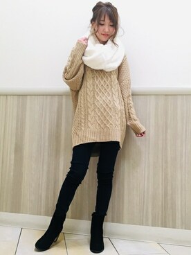 INGNI（イング）さん（レディース・156cm）の冬コーディネート