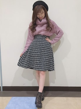 INGNI（イング）さん（レディース・154cm）の冬コーディネート