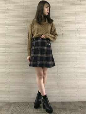 INGNI（イング）さん（レディース・161cm）の冬コーディネート