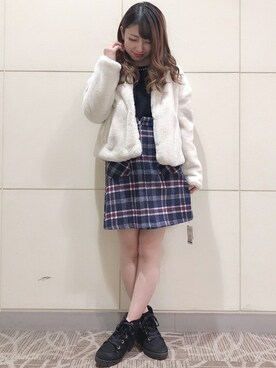 INGNI（イング）さん（レディース・153cm）の冬コーディネート