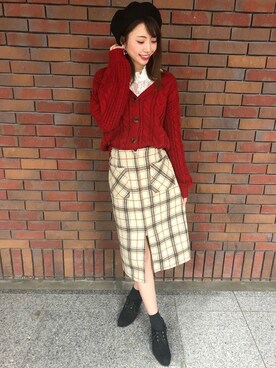 INGNI（イング）さん（レディース・164cm）の冬コーディネート